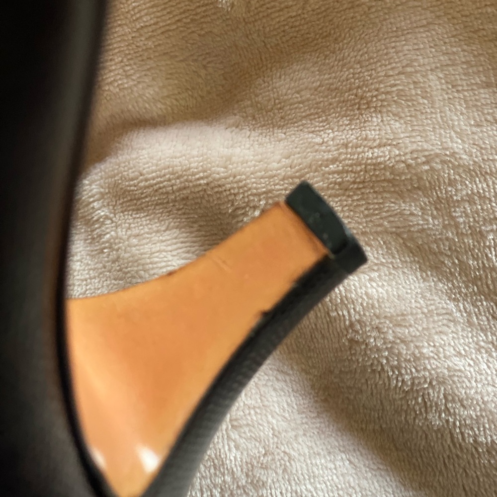Salvatore Ferragamo brown heel 9 AAAA leather - Picture 14 of 14